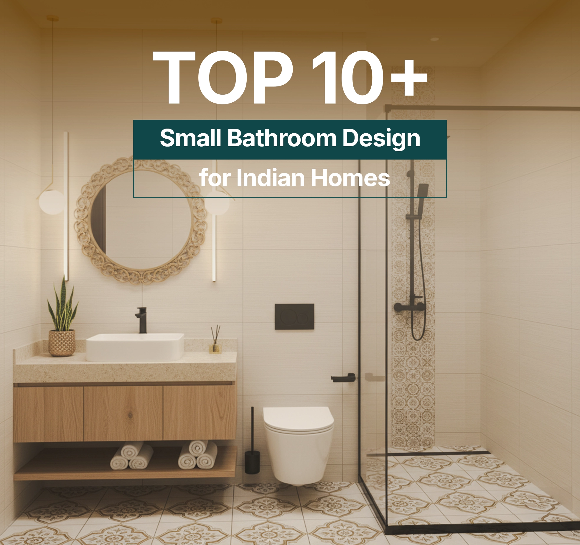 Top 10+ Small Bathroom Design Ideas in India for 2026